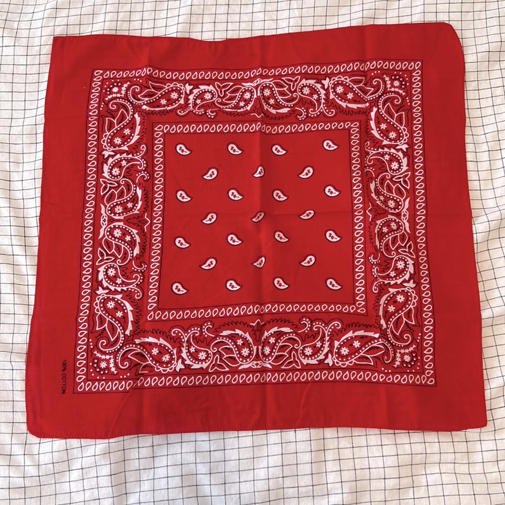 Red Hanker-chief 100% cotton